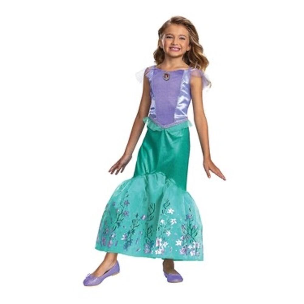 Kid's Deluxe Little Mermaid Ariel Costume Child 7-8